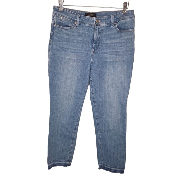 Talbots Denim - Talbots Flawless Five-Pocket Slim Taper Released Hem Denim Jeans, Size 10